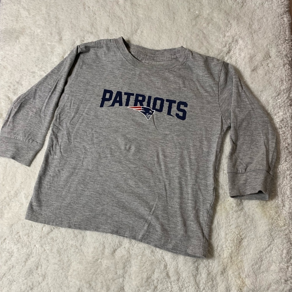 NFL Team Apparel PATRIOTS Boys 3T Grey